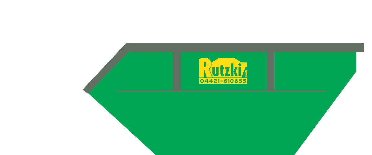 Rutzki Absetzcontainer ohne Deckel: Größe 10 m³