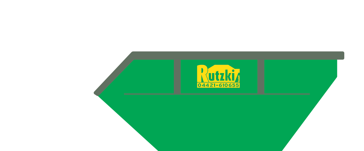 Rutzki Absetzcontainer ohne Deckel: Größe 7 m³