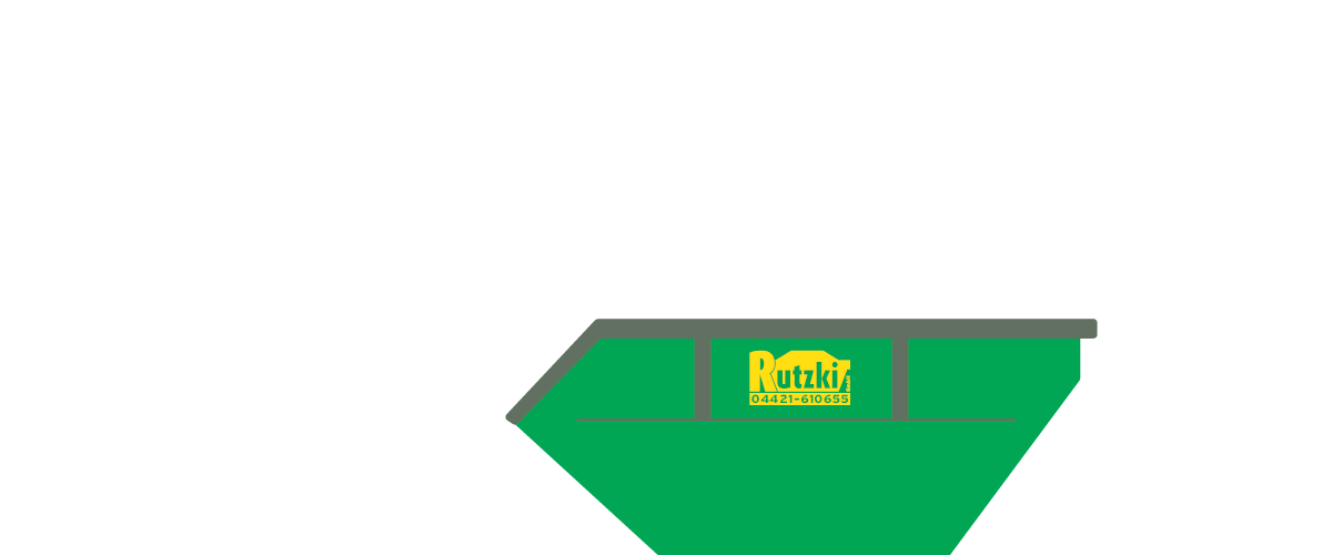 Rutzki Absetzcontainer ohne Deckel: Größe 3 m³